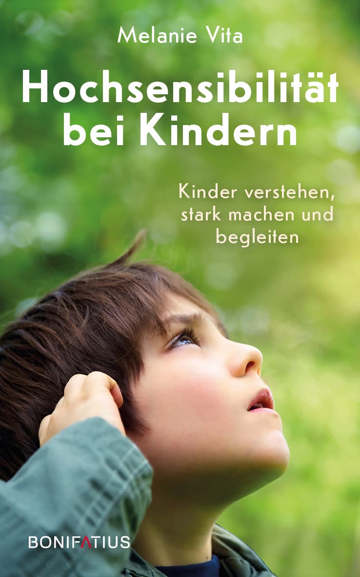 Buch 'Hochsensibilität bei Kindern' von Melanie Vita.